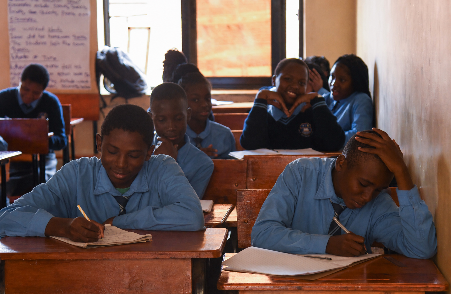 Students in classroom